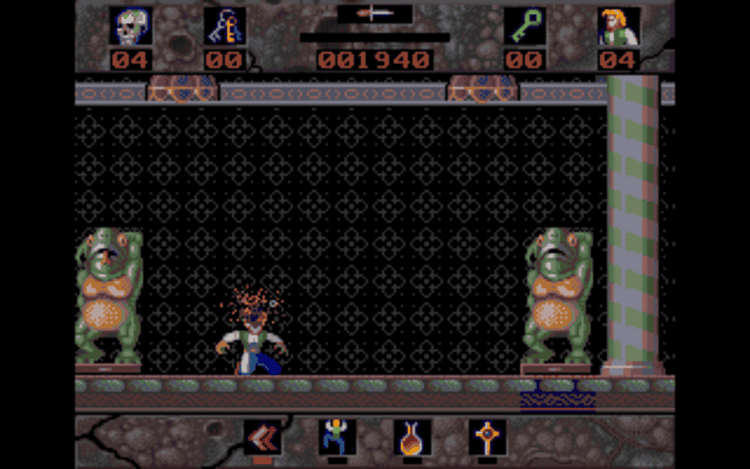 Gameplay screen of Horror Zombies from the Crypt (1/8) Gameplay screen of Horror Zombies from the Crypt (1/8)