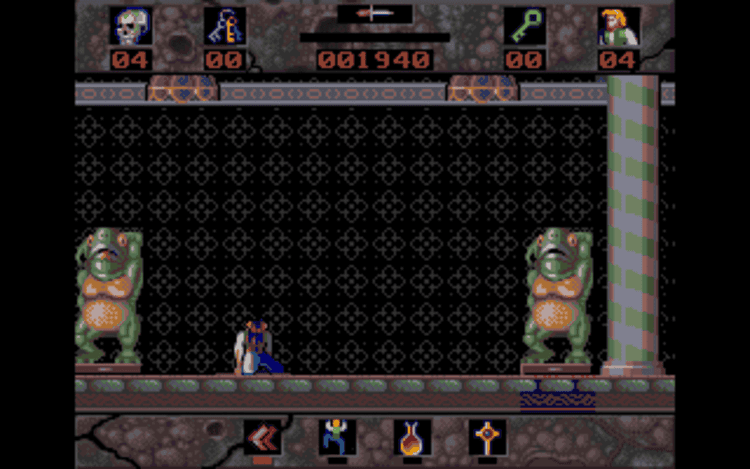 Gameplay screen of Horror Zombies from the Crypt (2/8) Gameplay screen of Horror Zombies from the Crypt (2/8)