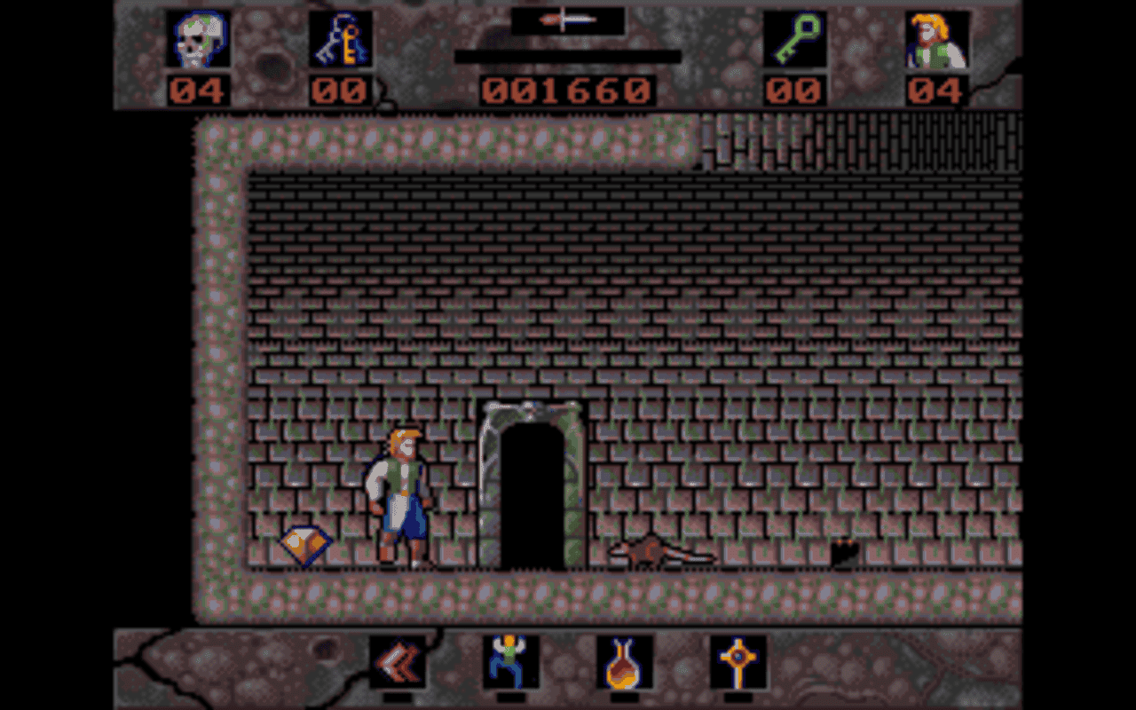 Gameplay screen of Horror Zombies from the Crypt (6/8) Gameplay screen of Horror Zombies from the Crypt (6/8)