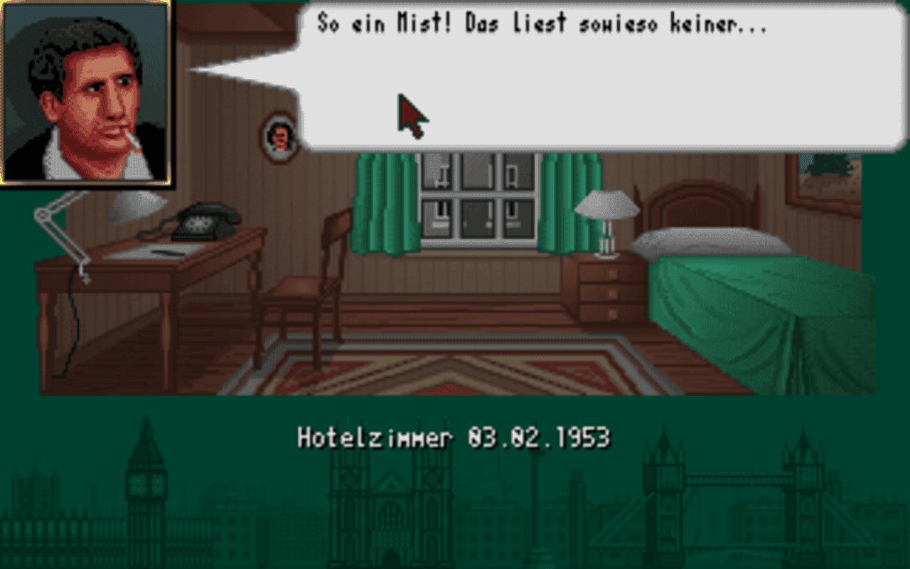 Gameplay screen of The Clue! (1/8) Gameplay screen of The Clue! (1/8)