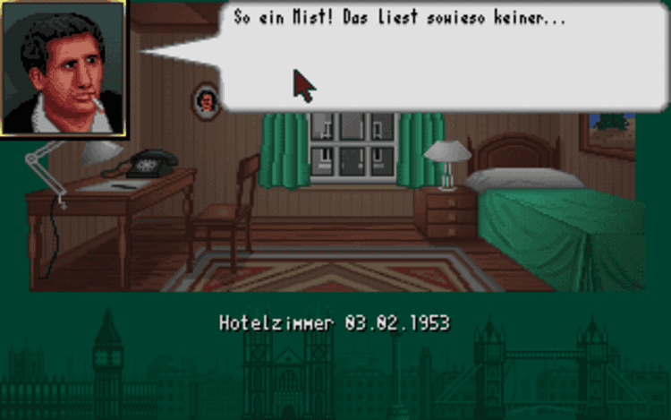 Gameplay screen of The Clue! (1/8) Gameplay screen of The Clue! (1/8)