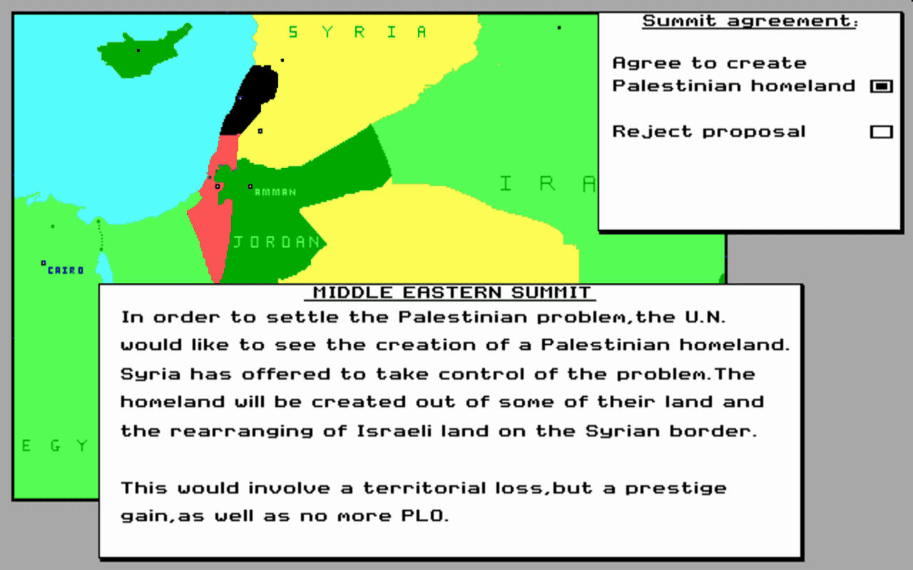 Gameplay screen of Conflict (5/8) Gameplay screen of Conflict (5/8)
