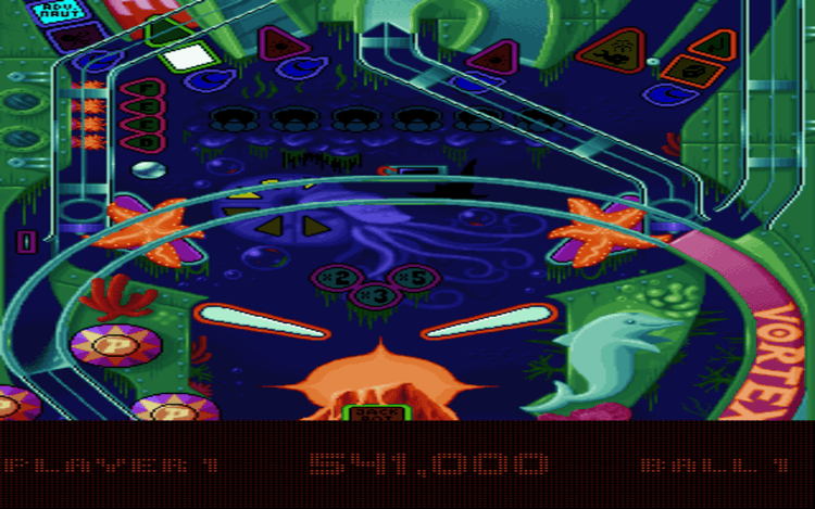 Gameplay screen of Psycho Pinball (4/8) Gameplay screen of Psycho Pinball (4/8)
