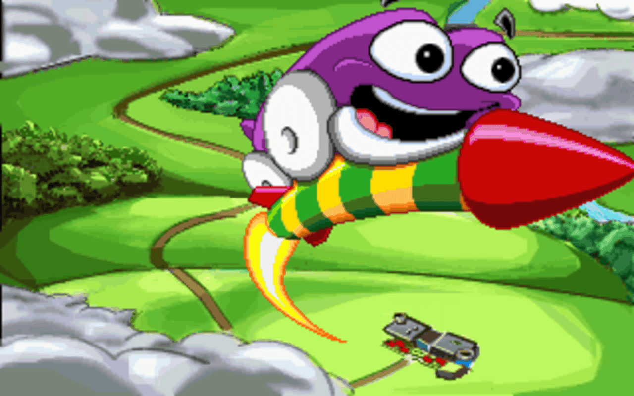 Gameplay screen of Putt-Putt Goes to the Moon (3/8) Gameplay screen of Putt-Putt Goes to the Moon (3/8)