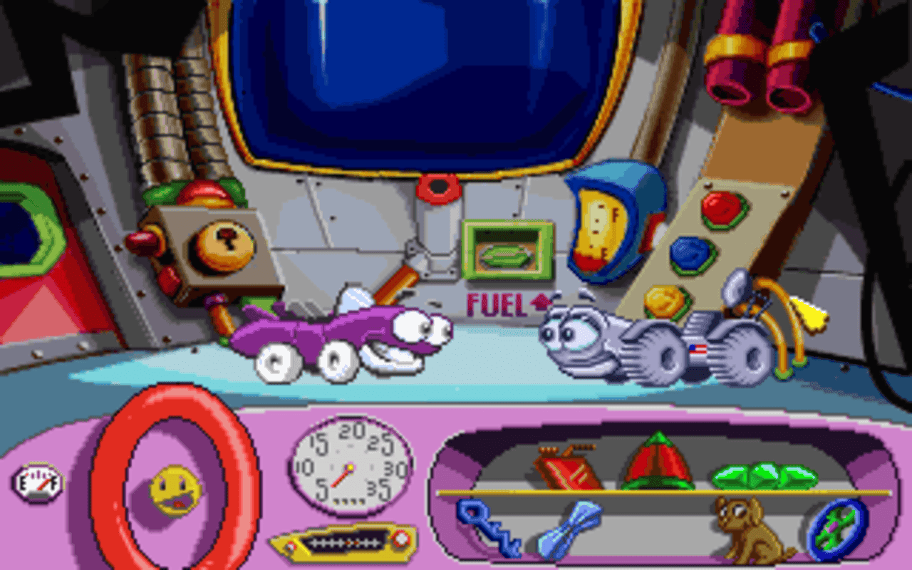 Gameplay screen of Putt-Putt Goes to the Moon (4/8) Gameplay screen of Putt-Putt Goes to the Moon (4/8)