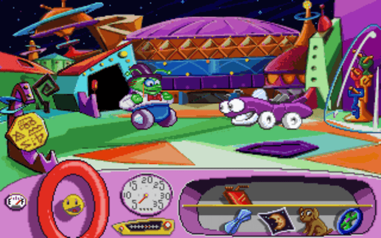 Gameplay screen of Putt-Putt Goes to the Moon (7/8) Gameplay screen of Putt-Putt Goes to the Moon (7/8)