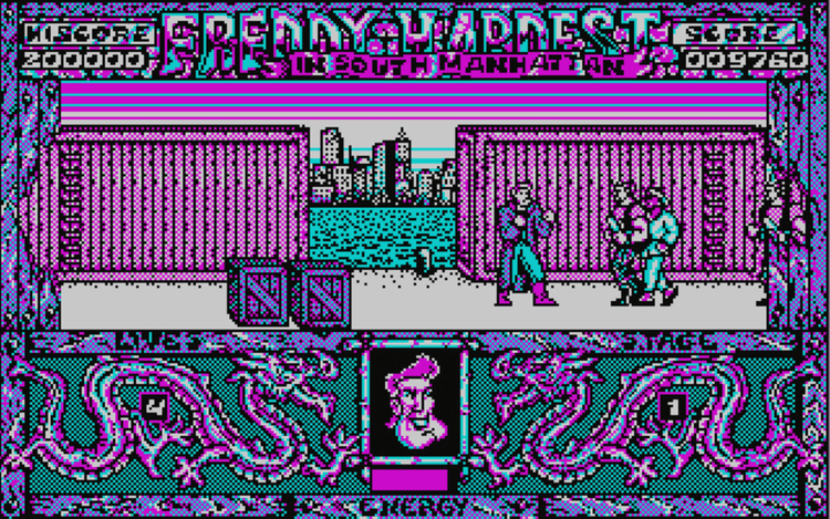 Gameplay screen of Freddy Hardest in South Manhattan (3/4) Gameplay screen of Freddy Hardest in South Manhattan (3/4)
