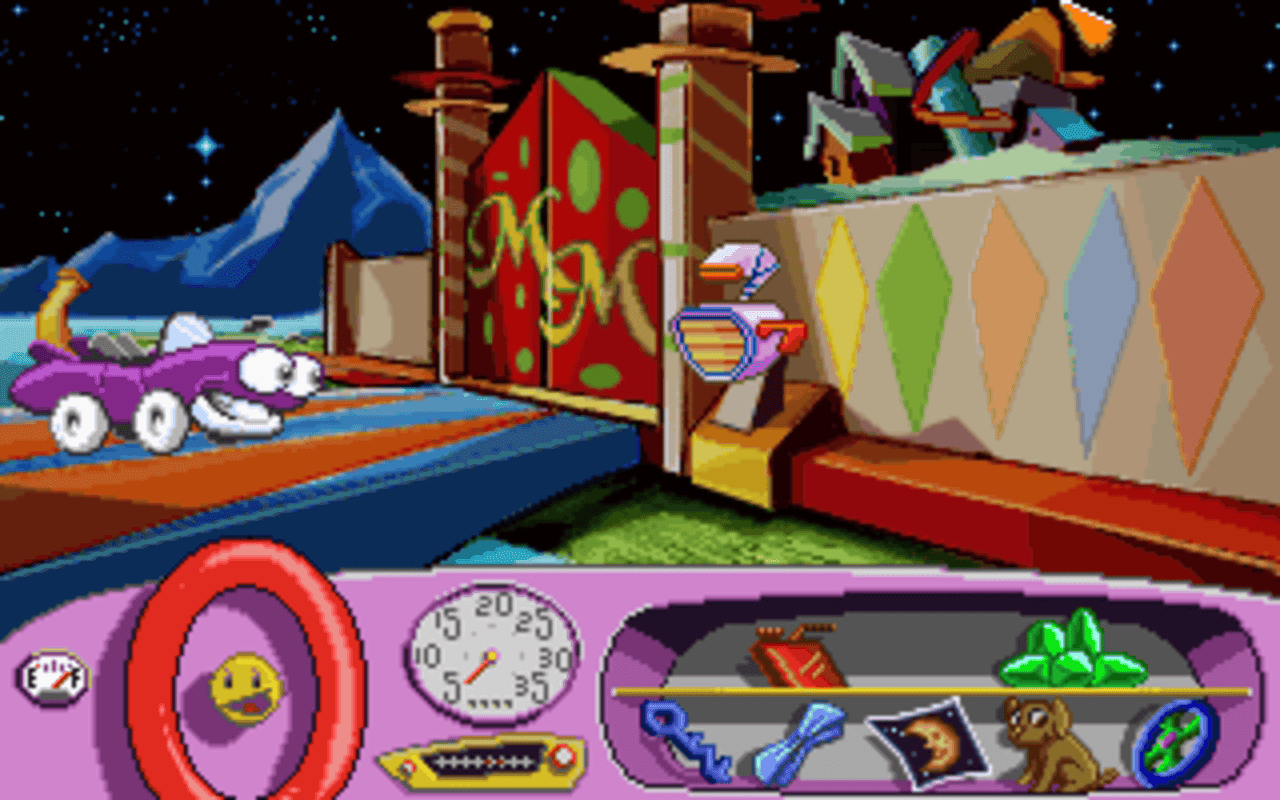 Gameplay screen of Putt-Putt Goes to the Moon (8/8) Gameplay screen of Putt-Putt Goes to the Moon (8/8)