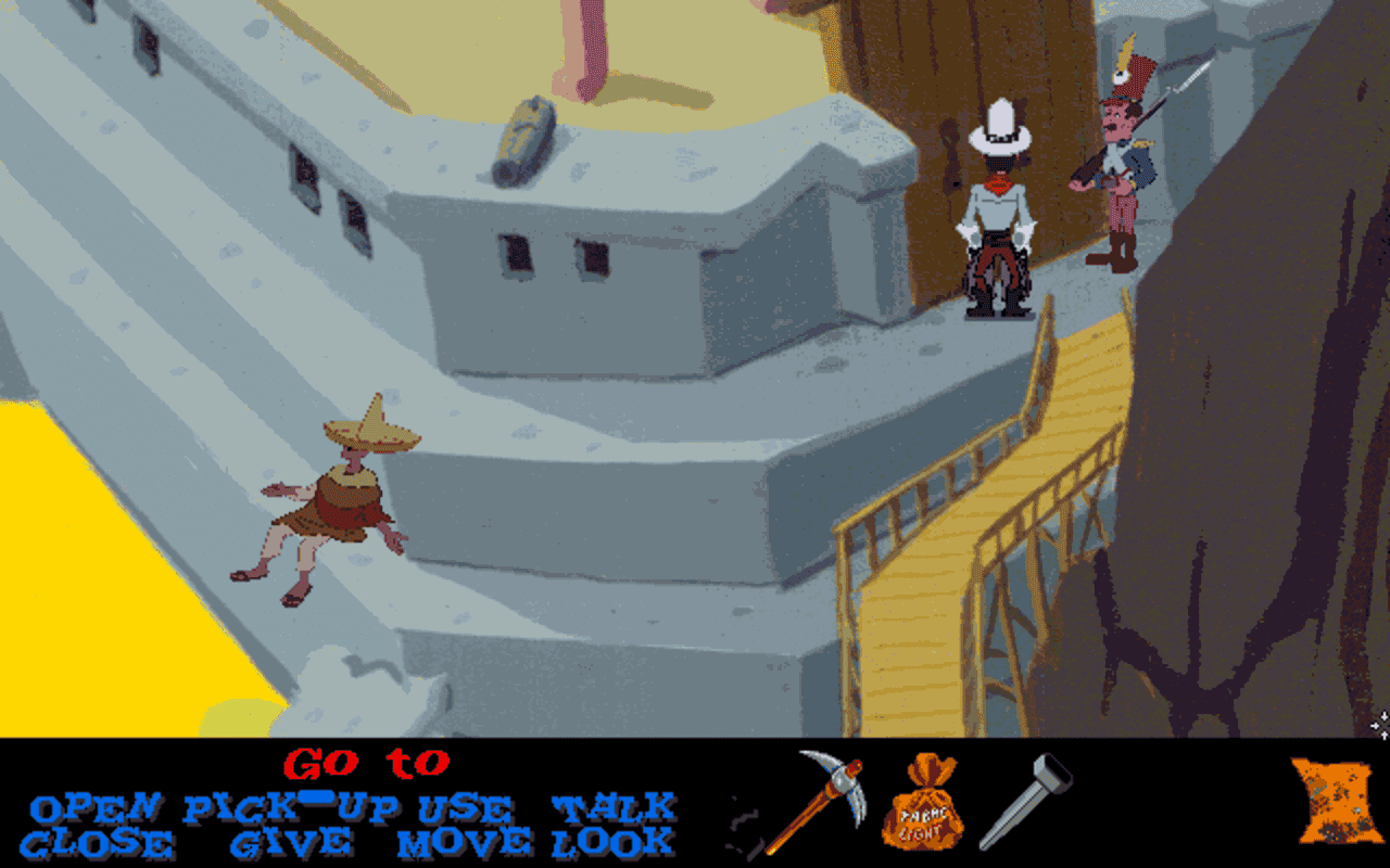 Gameplay screen of 3 Skulls of the Toltecs (6/8) Gameplay screen of 3 Skulls of the Toltecs (6/8)