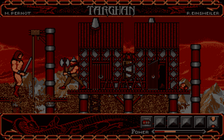 Gameplay screen of Targhan (2/4) Gameplay screen of Targhan (2/4)