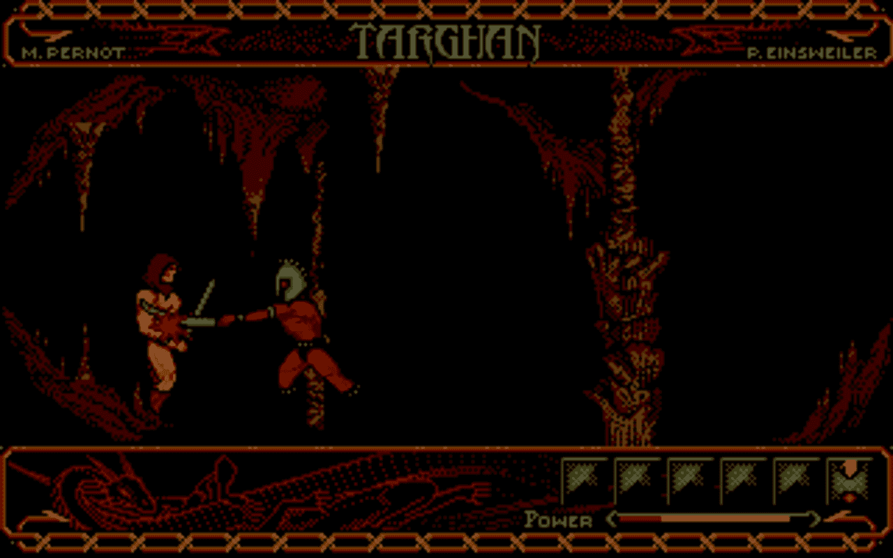 Gameplay screen of Targhan (4/4) Gameplay screen of Targhan (4/4)