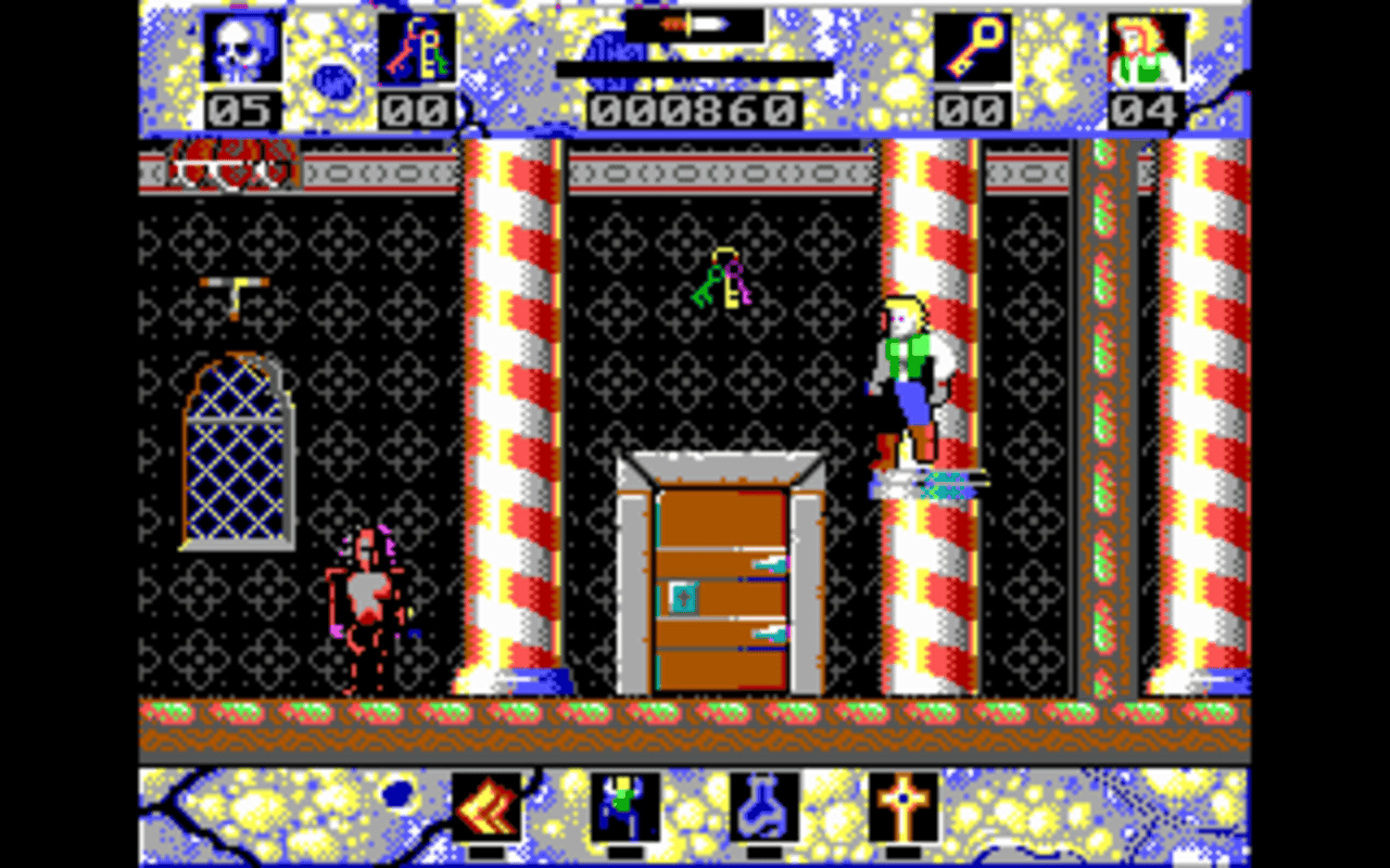 Gameplay screen of Horror Zombies from the Crypt (8/8) Gameplay screen of Horror Zombies from the Crypt (8/8)