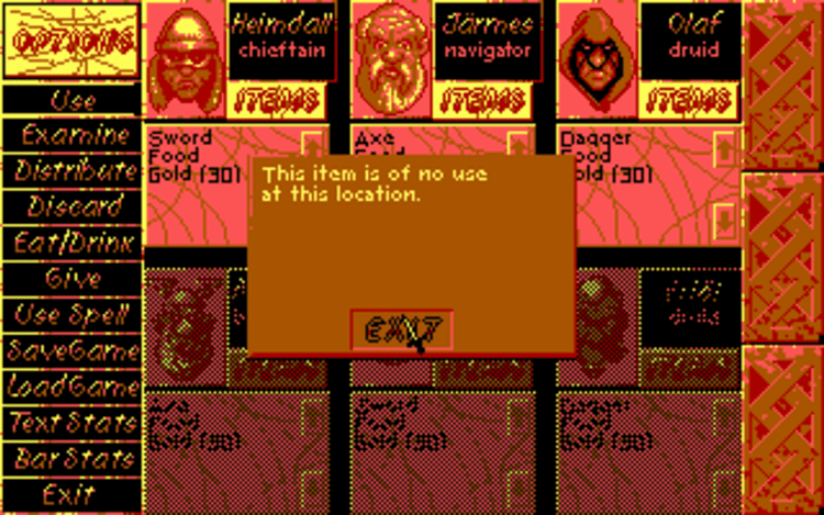 Gameplay screen of Heimdall (8/8) Gameplay screen of Heimdall (8/8)