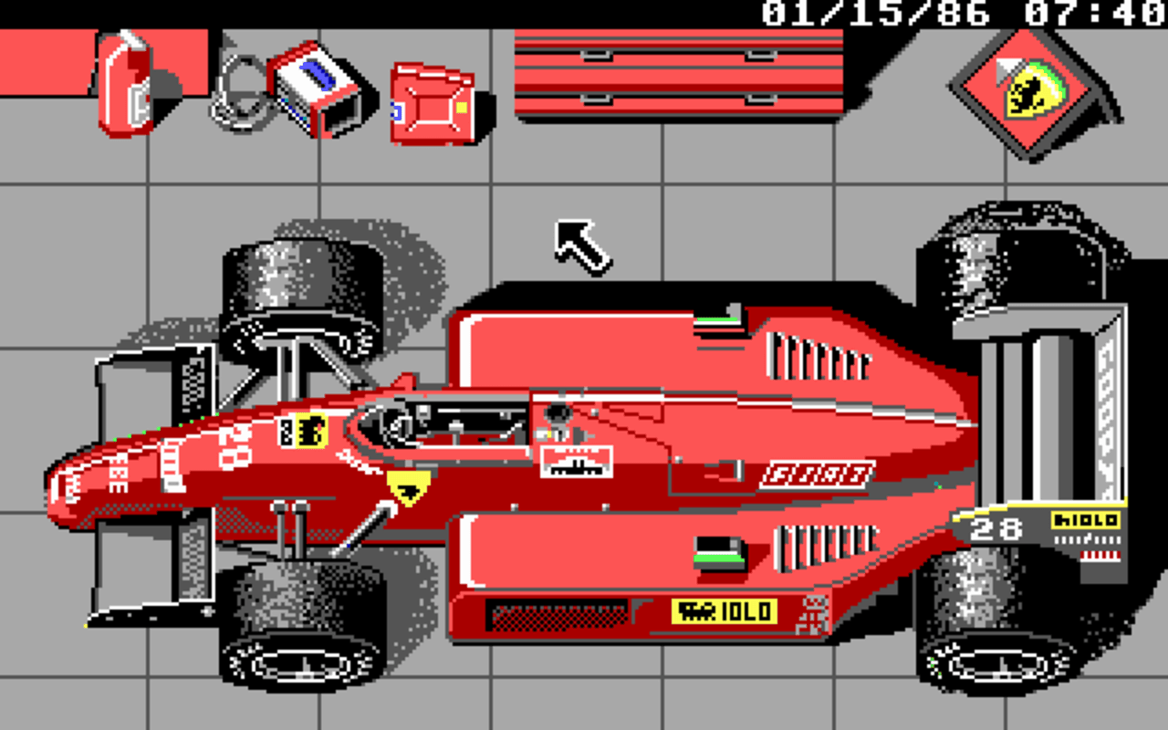 Gameplay screen of Ferrari Formula One (1/4) Gameplay screen of Ferrari Formula One (1/4)