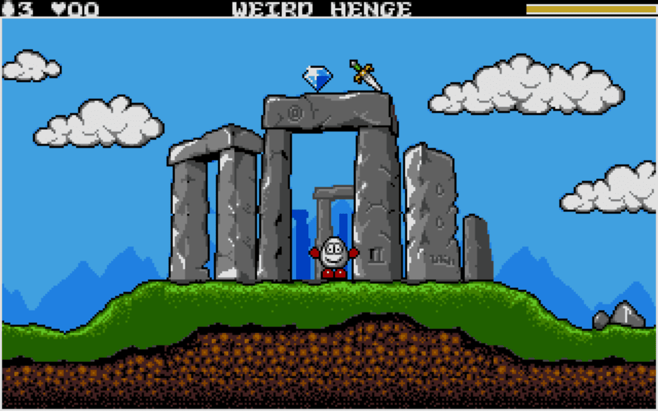 Gameplay screen of Magicland Dizzy (1/8) Gameplay screen of Magicland Dizzy (1/8)