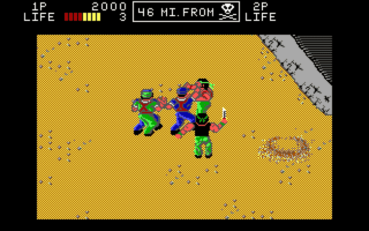 Gameplay screen of Ikari III: The Rescue (4/4) Gameplay screen of Ikari III: The Rescue (4/4)
