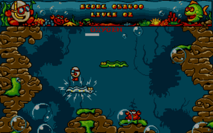 Gameplay screen of Bubble Dizzy (7/8) Gameplay screen of Bubble Dizzy (7/8)