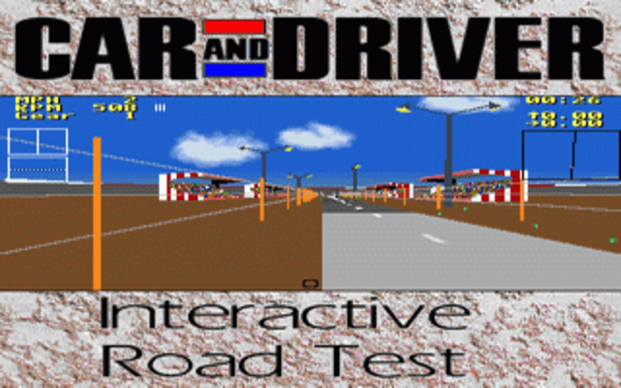 Gameplay screen of Car and Driver (5/8) Gameplay screen of Car and Driver (5/8)