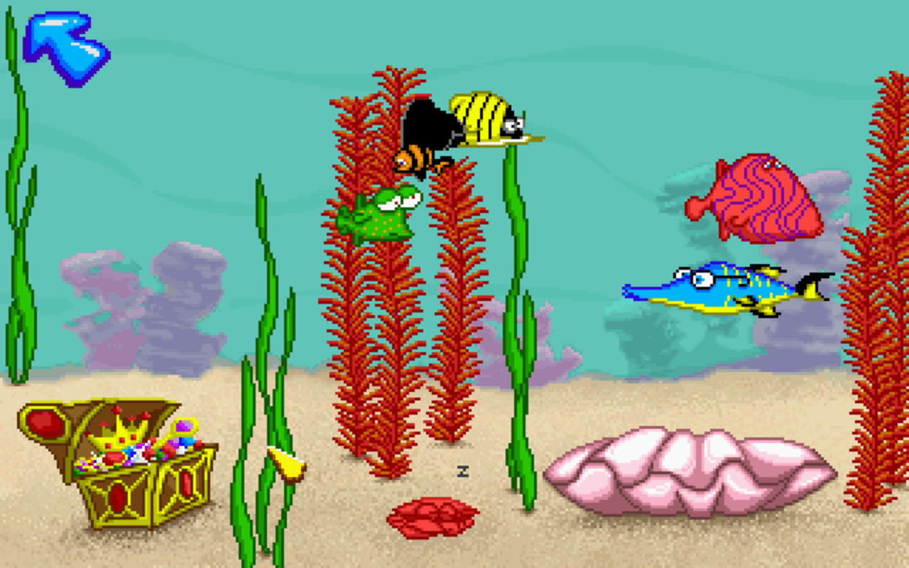 Gameplay screen of Fatty Bear's Birthday Surprise (5/8) Gameplay screen of Fatty Bear's Birthday Surprise (5/8)