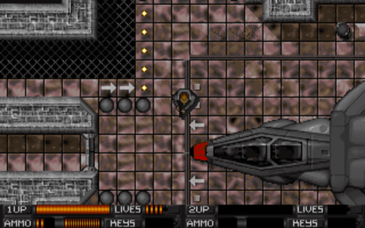 Gameplay screen of Alien Breed (4/4) Gameplay screen of Alien Breed (4/4)