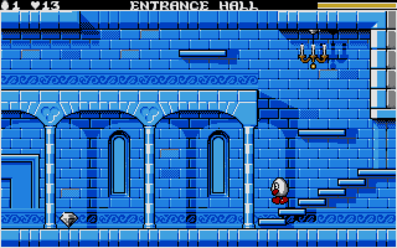 Gameplay screen of Magicland Dizzy (7/8) Gameplay screen of Magicland Dizzy (7/8)
