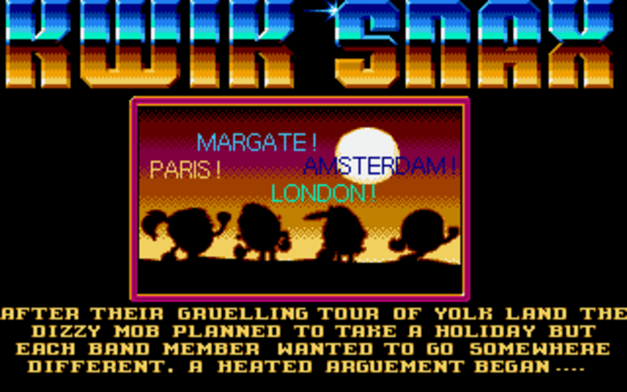 Gameplay screen of Kwik Snax (2/8) Gameplay screen of Kwik Snax (2/8)