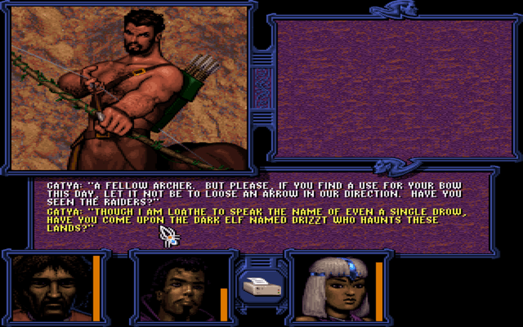 Gameplay screen of Menzoberranzan (3/8) Gameplay screen of Menzoberranzan (3/8)