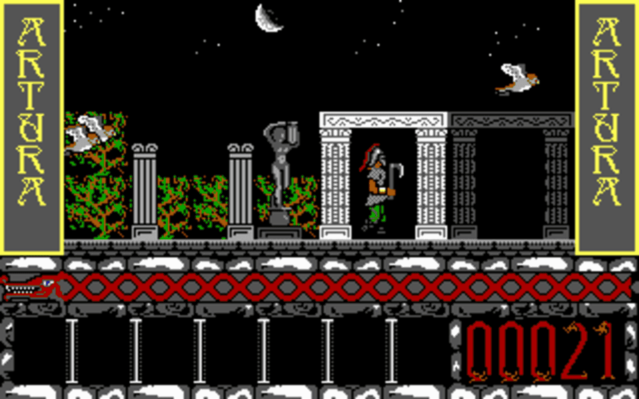 Gameplay screen of Artura (1/8) Gameplay screen of Artura (1/8)