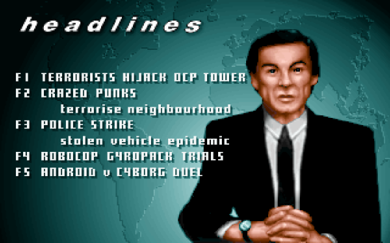 Gameplay screen of RoboCop 3D (2/8) Gameplay screen of RoboCop 3D (2/8)