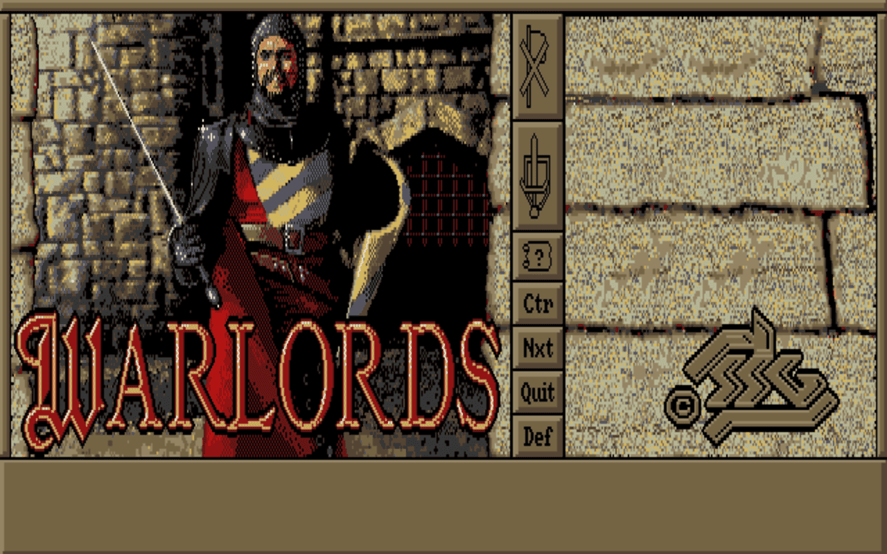 Gameplay screen of Warlords (8/8) Gameplay screen of Warlords (8/8)