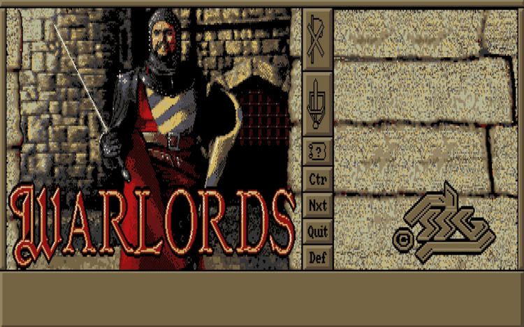 Gameplay screen of Warlords (8/8) Gameplay screen of Warlords (8/8)