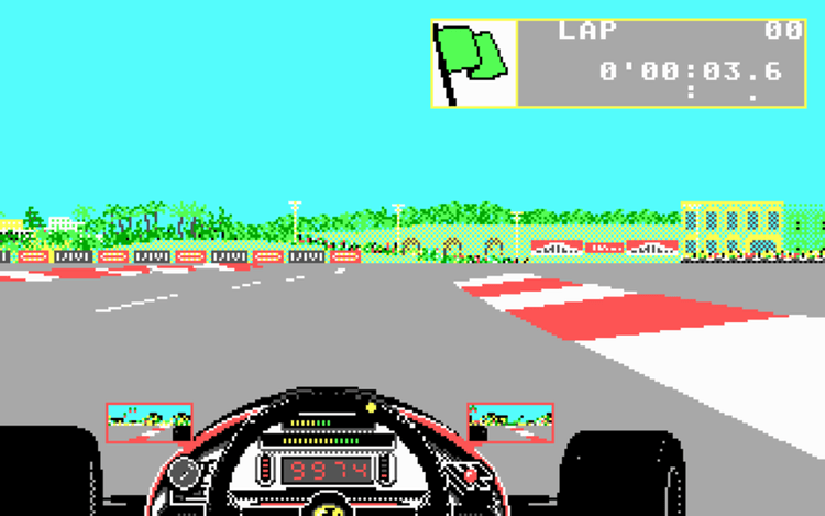 Gameplay screen of Ferrari Formula One (3/4) Gameplay screen of Ferrari Formula One (3/4)