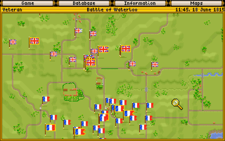 Gameplay screen of Fields of Glory (1/8) Gameplay screen of Fields of Glory (1/8)