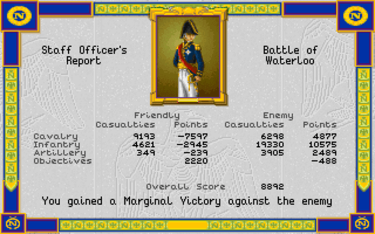 Gameplay screen of Fields of Glory (3/8) Gameplay screen of Fields of Glory (3/8)