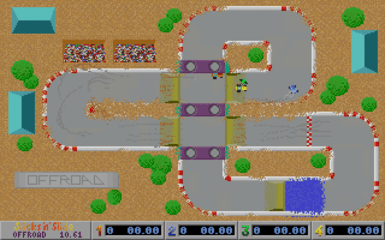 Gameplay screen of Slicks 'n' Slide (4/4) Gameplay screen of Slicks 'n' Slide (4/4)