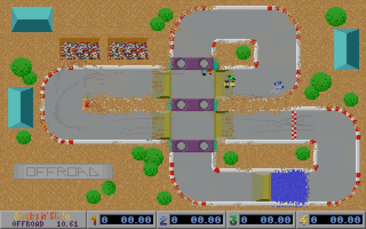 Gameplay screen of Slicks 'n' Slide (4/4) Gameplay screen of Slicks 'n' Slide (4/4)