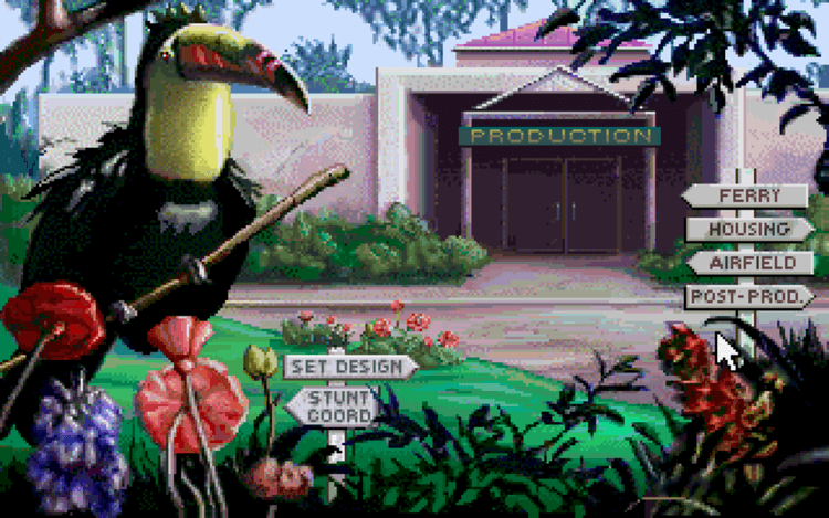 Gameplay screen of Stunt Island (3/8) Gameplay screen of Stunt Island (3/8)