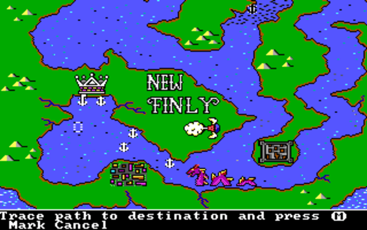 Gameplay screen of The Ancient Art of War at Sea (8/8) Gameplay screen of The Ancient Art of War at Sea (8/8)