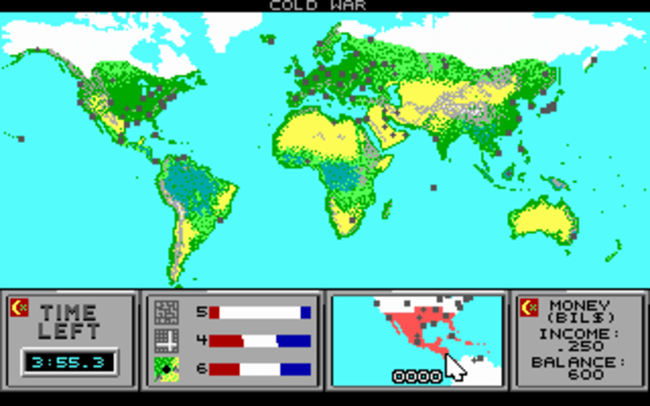 Gameplay screen of Command H.Q. (1/8) Gameplay screen of Command H.Q. (1/8)