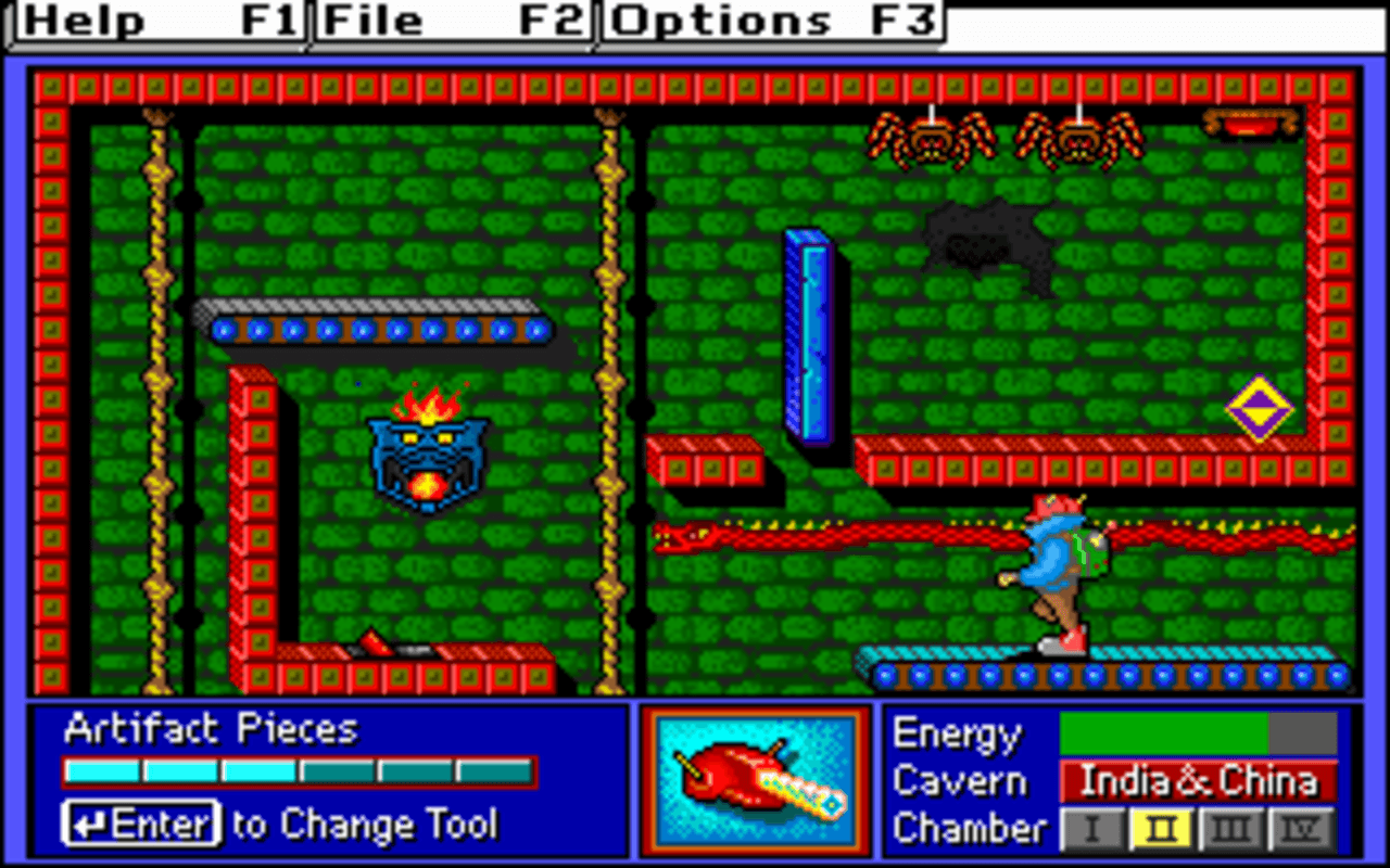 Gameplay screen of Super Solvers: Challenge of the Ancient Empires! (4/8) Gameplay screen of Super Solvers: Challenge of the Ancient Empires! (4/8)