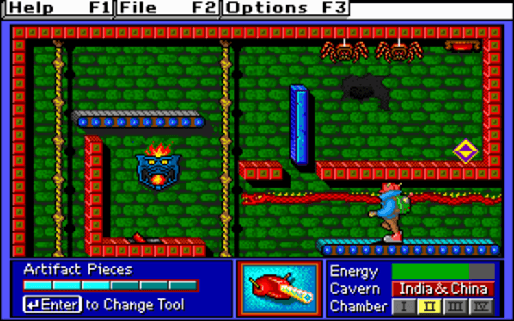 Gameplay screen of Super Solvers: Challenge of the Ancient Empires! (4/8) Gameplay screen of Super Solvers: Challenge of the Ancient Empires! (4/8)