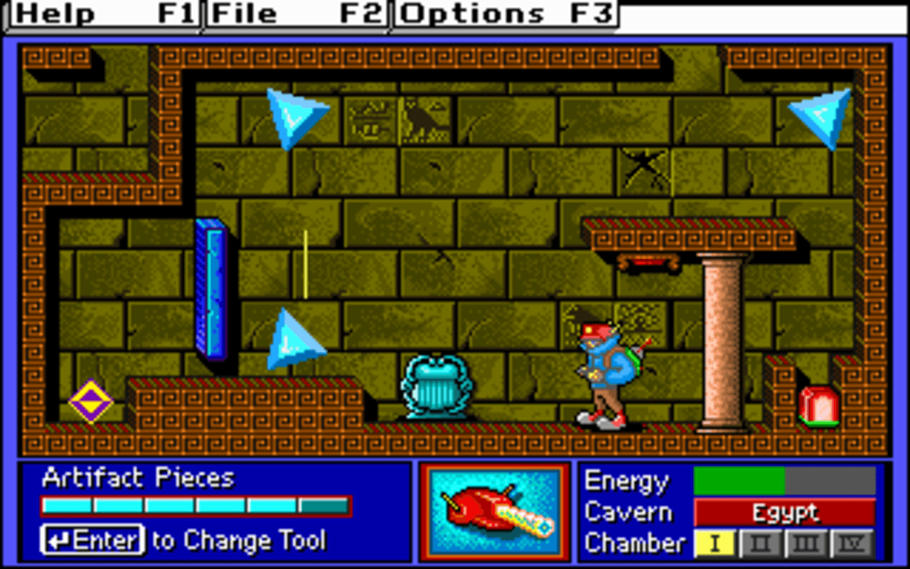 Gameplay screen of Super Solvers: Challenge of the Ancient Empires! (5/8) Gameplay screen of Super Solvers: Challenge of the Ancient Empires! (5/8)
