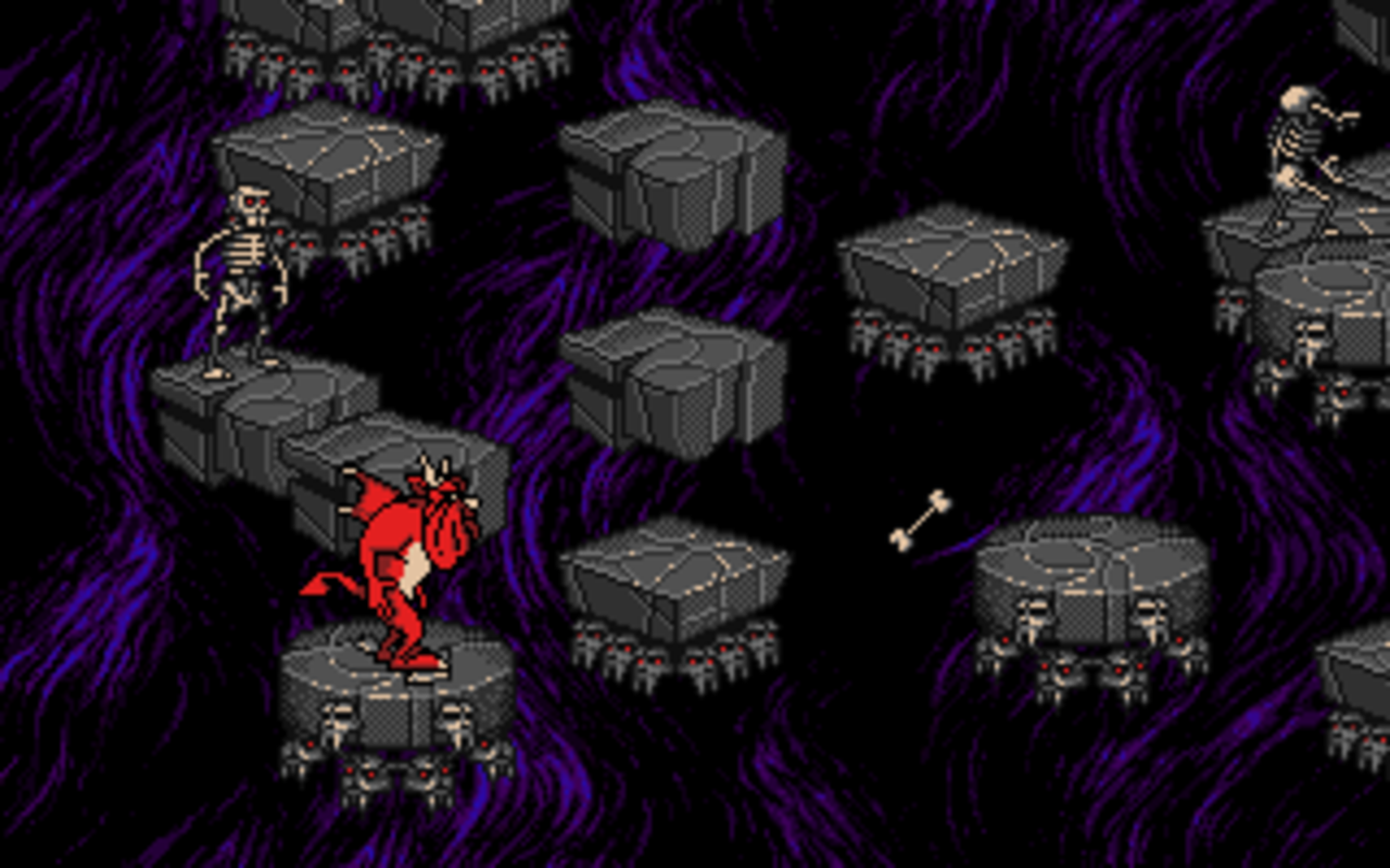 Gameplay screen of Litil Divil (6/8) Gameplay screen of Litil Divil (6/8)