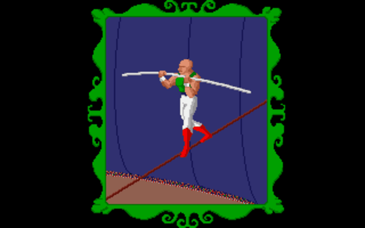 Gameplay screen of Fiendish Freddy's Big Top O' Fun (4/8) Gameplay screen of Fiendish Freddy's Big Top O' Fun (4/8)