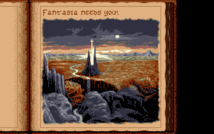 Gameplay screen of The Neverending Story II: The Arcade Game (1/8) Gameplay screen of The Neverending Story II: The Arcade Game (1/8)