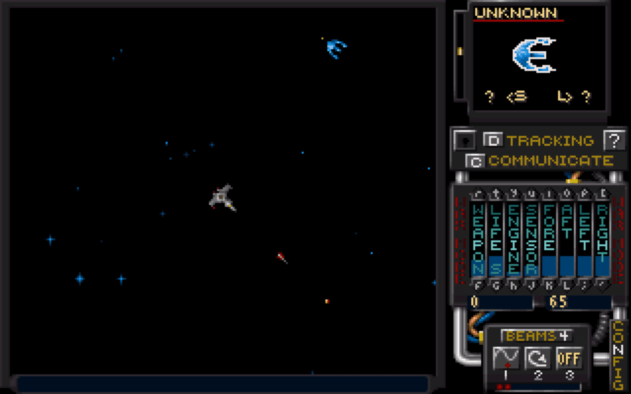 Gameplay screen of Solar Winds: The Escape (3/8) Gameplay screen of Solar Winds: The Escape (3/8)
