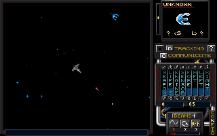 Gameplay screen of Solar Winds: The Escape (3/8) Gameplay screen of Solar Winds: The Escape (3/8)