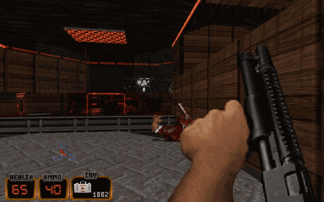 Gameplay screen of Duke: Nuclear Winter (1/8) Gameplay screen of Duke: Nuclear Winter (1/8)