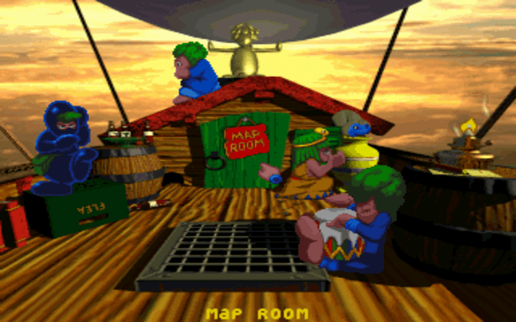 Gameplay screen of The Lemmings Chronicles (1/8) Gameplay screen of The Lemmings Chronicles (1/8)