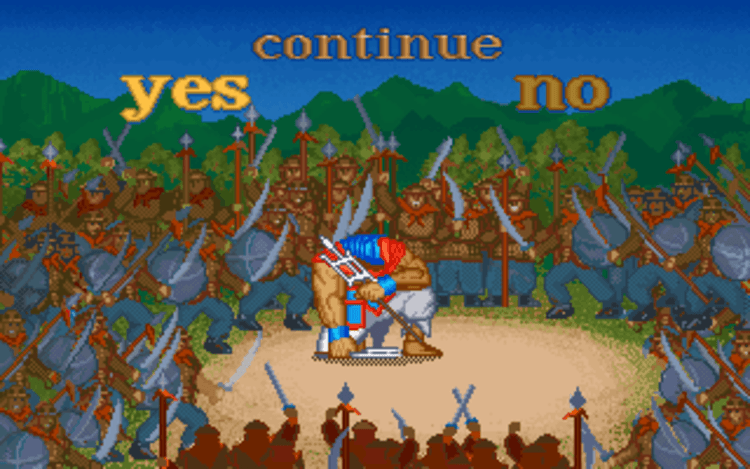 Gameplay screen of Sango Fighter (6/8) Gameplay screen of Sango Fighter (6/8)